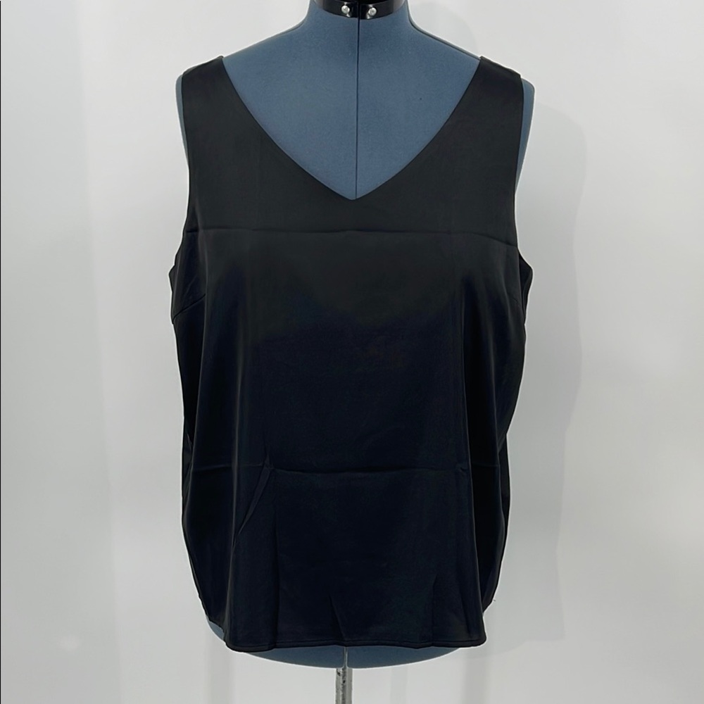 EKOUAER SIZE XXL Elegant Black Sleeveless Top